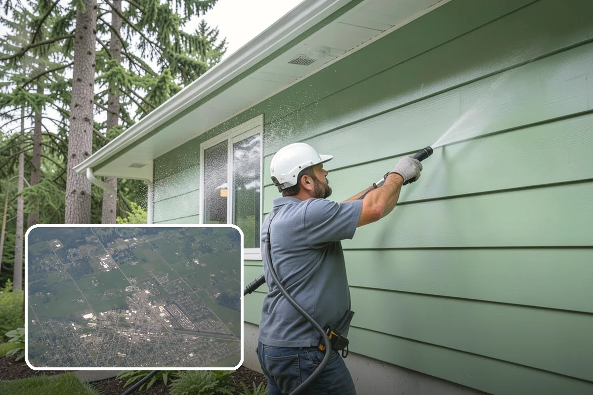 Solar Panel Cleaning in Enumclaw, King County, WA - Restores energy output lost to buildup