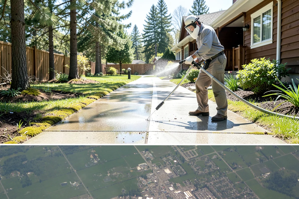 Solar Panel Cleaning in Enumclaw, King County, WA - Panels benefit most from cleaning in late spring after pollen season and again in fall once moss growth accelerates.