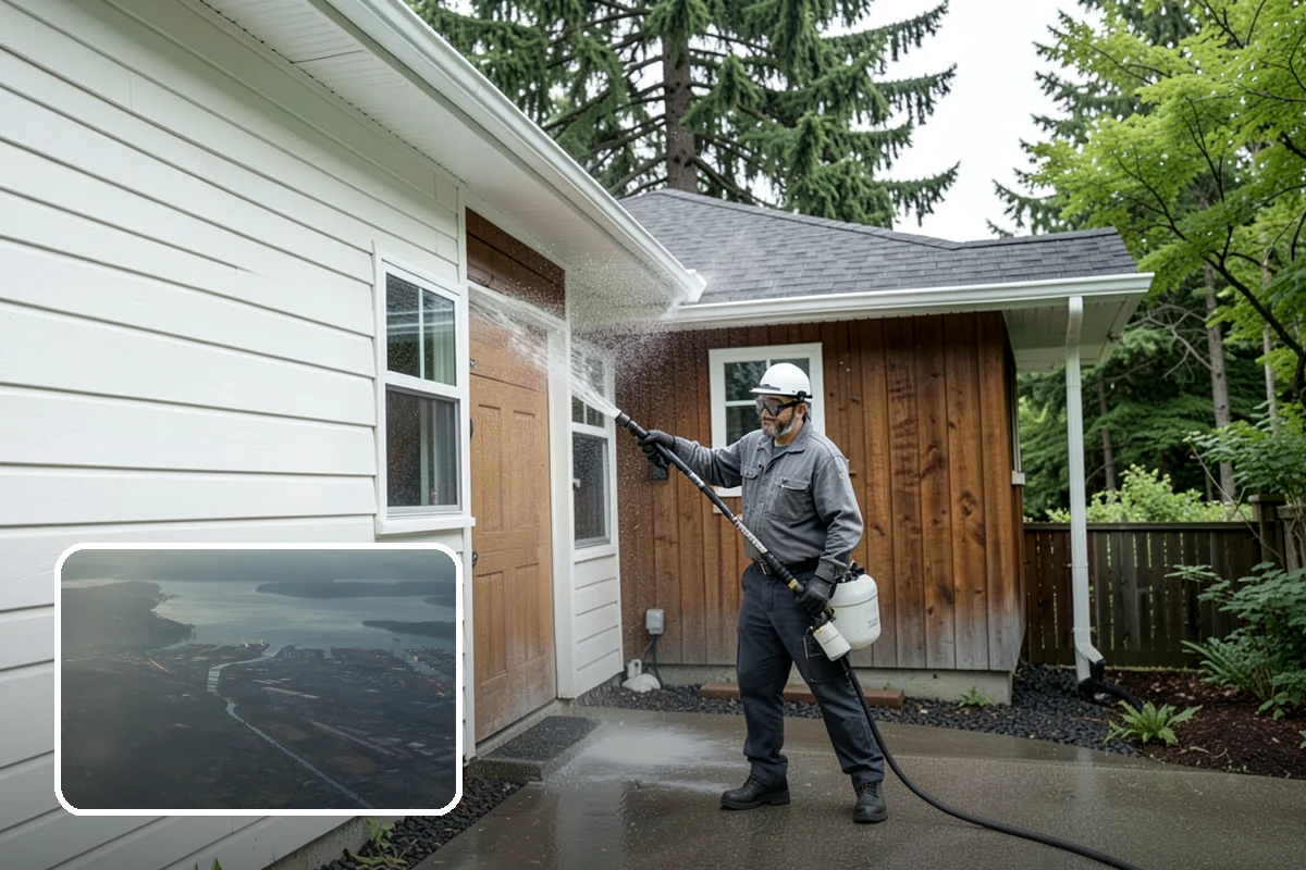 Solar Panel Cleaning in Fife, Pierce County, WA - Restores energy output lost to buildup