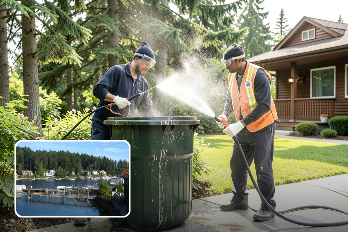 Solar Panel Cleaning in Gig Harbor, Pierce County, WA - Restores energy output lost to buildup
