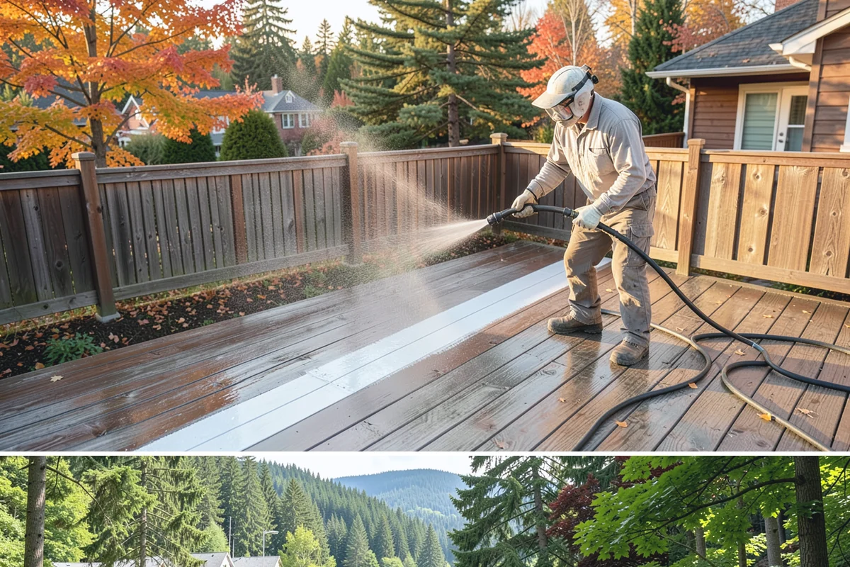 Solar Panel Cleaning in Lake Forest Park, King County, WA - Panels benefit most from cleaning in late spring after pollen season and again in fall once moss growth accelerates.