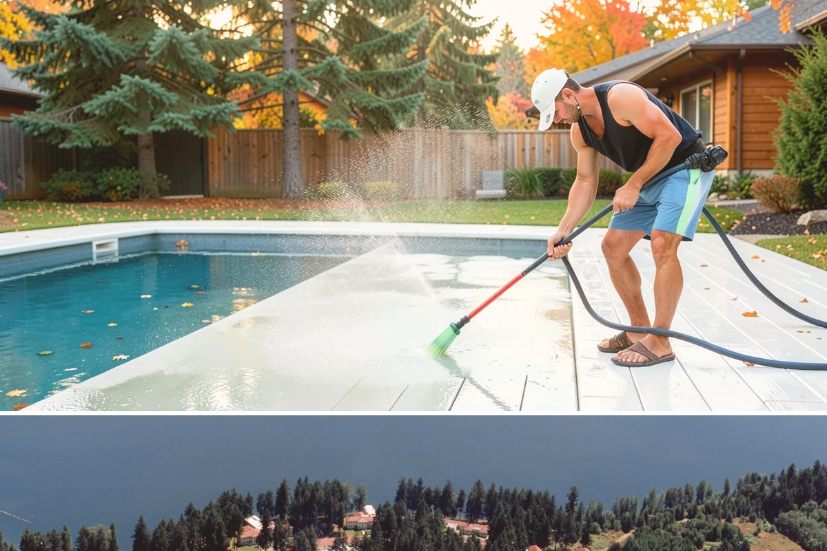 Solar Panel Cleaning in Lakewood, Pierce County, WA - Panels benefit most from cleaning in late spring after pollen season and again in fall once moss growth accelerates.