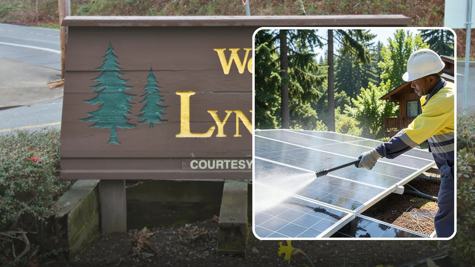 Solar Panel Cleaning in Lynnwood, Snohomish County, WA - We clean solar panels in Washington to clear moss, pollen, and grime that block sunlight and cut output.