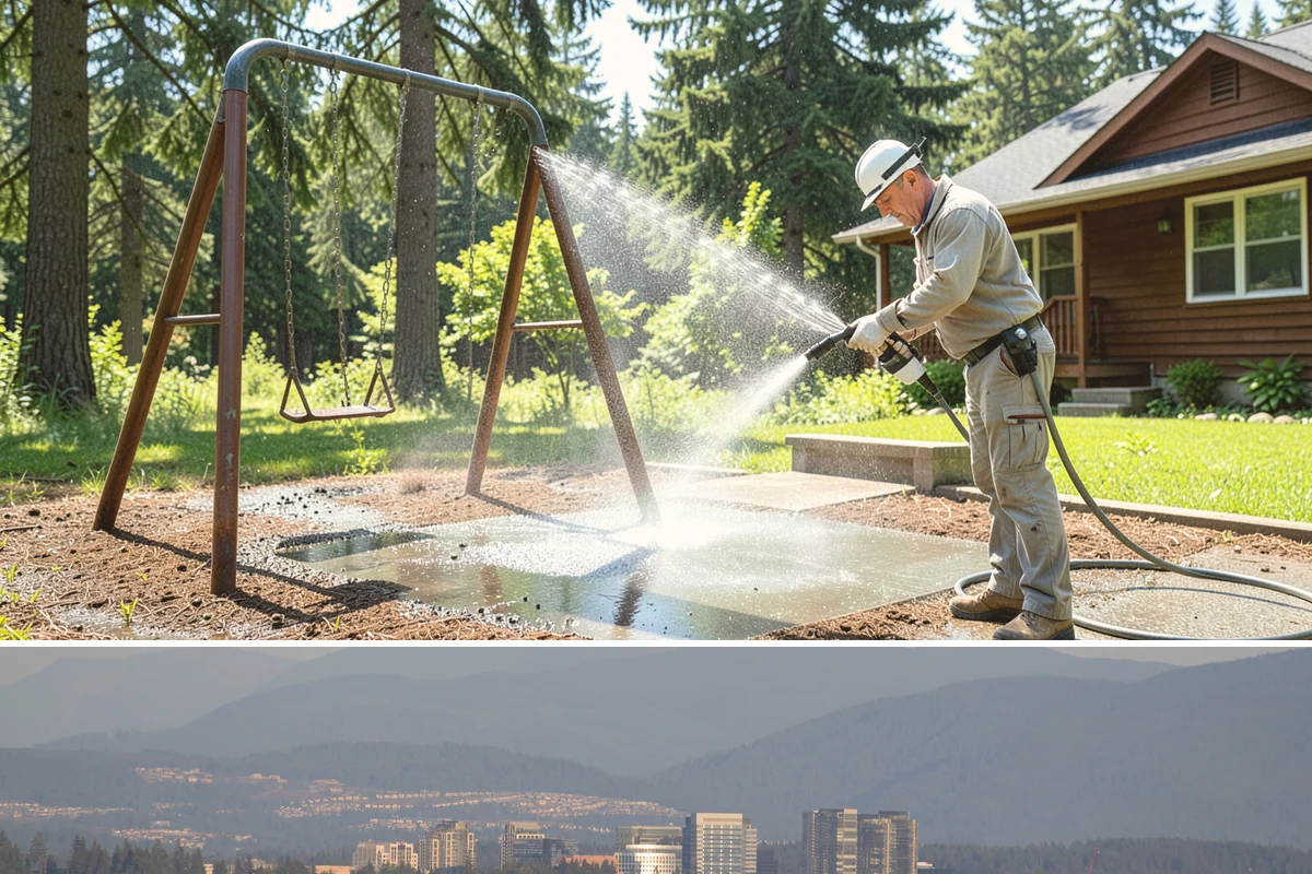 Solar Panel Cleaning in Medina, King County, WA - Panels benefit most from cleaning in late spring after pollen season and again in fall once moss growth accelerates.