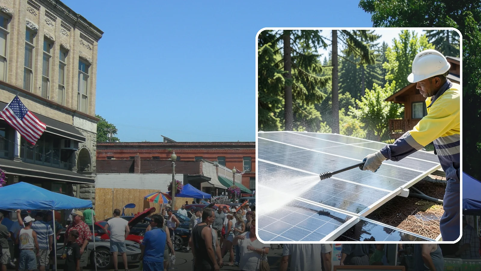 Solar Panel Cleaning in Snohomish, Snohomish County, WA - We clean solar panels in Washington to clear moss, pollen, and grime that block sunlight and cut output.