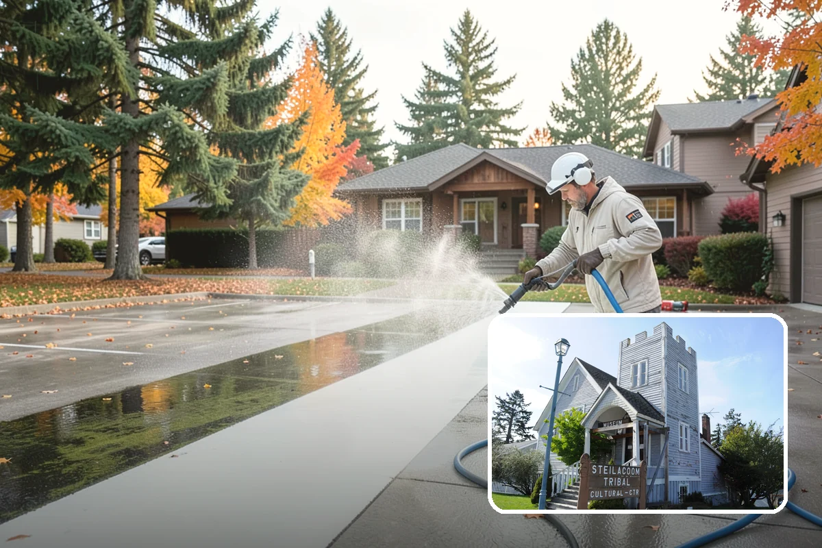 Solar Panel Cleaning in Steilacoom, Pierce County, WA - Restores energy output lost to buildup