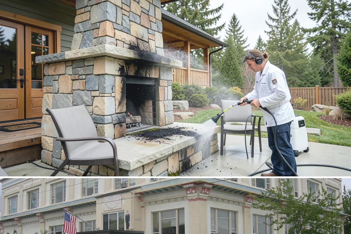 Spa Surround Cleaning in Anacortes, Skagit County, WA - Late spring cleaning sets up a safer, cleaner surround right as spa use picks up in warmer weather.