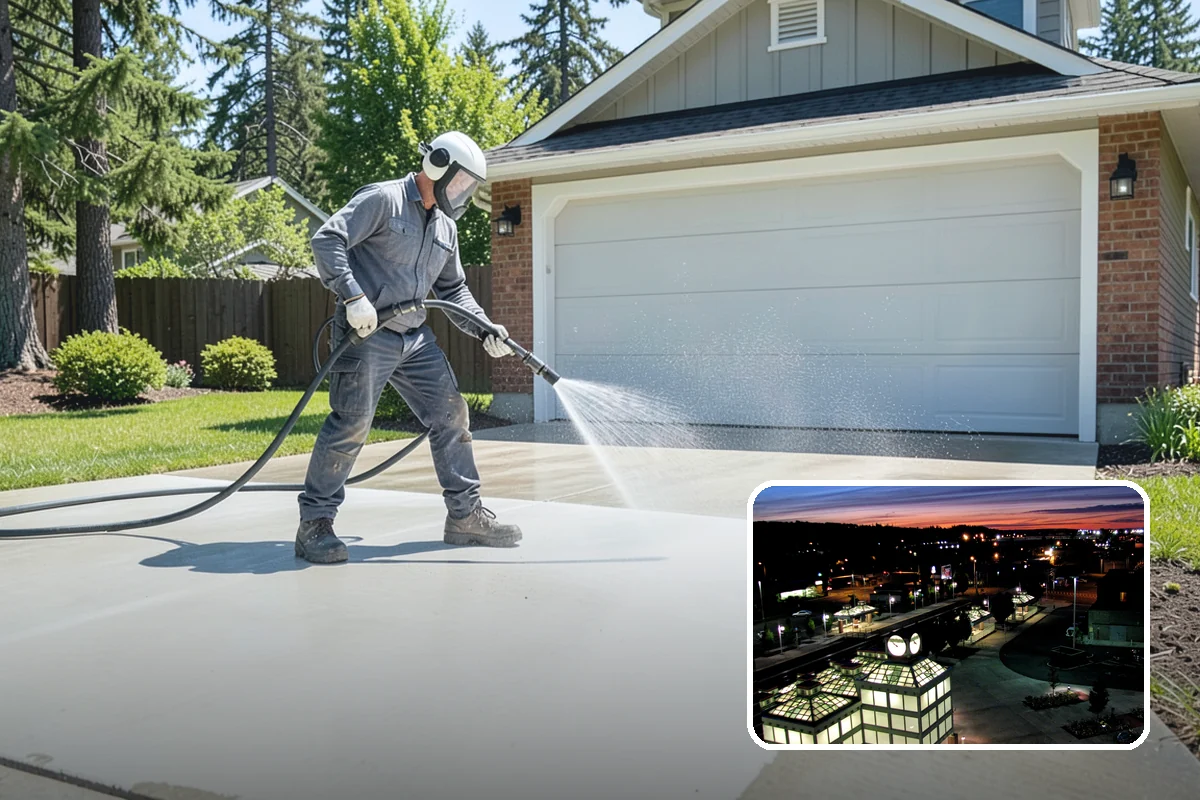 Spa Surround Cleaning in Auburn, King County, WA - Kills moss and algae at the root for longer-lasting results
