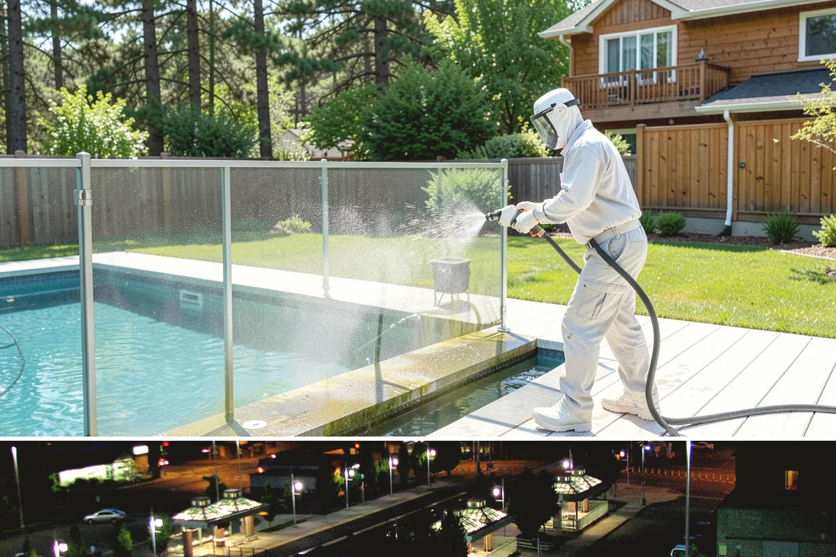 Spa Surround Cleaning in Auburn, King County, WA - Late spring cleaning sets up a safer, cleaner surround right as spa use picks up in warmer weather.