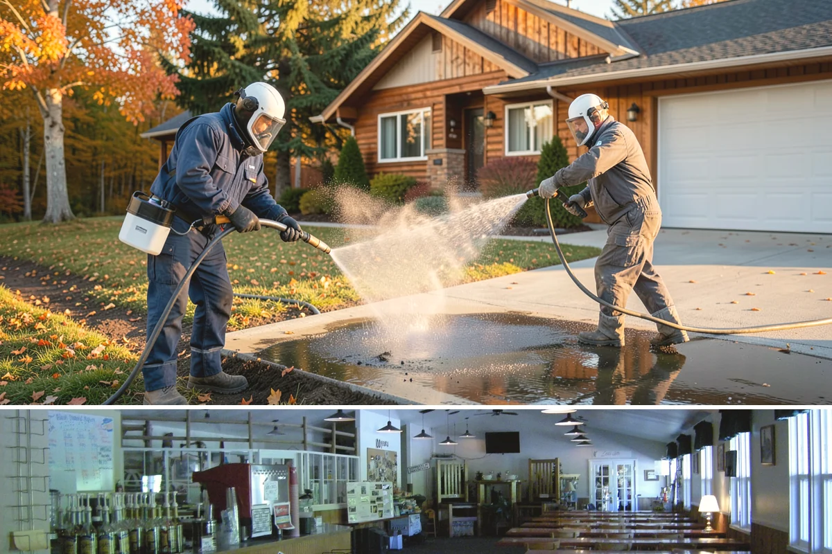 Spa Surround Cleaning in Black Diamond, King County, WA - Late spring cleaning sets up a safer, cleaner surround right as spa use picks up in warmer weather.