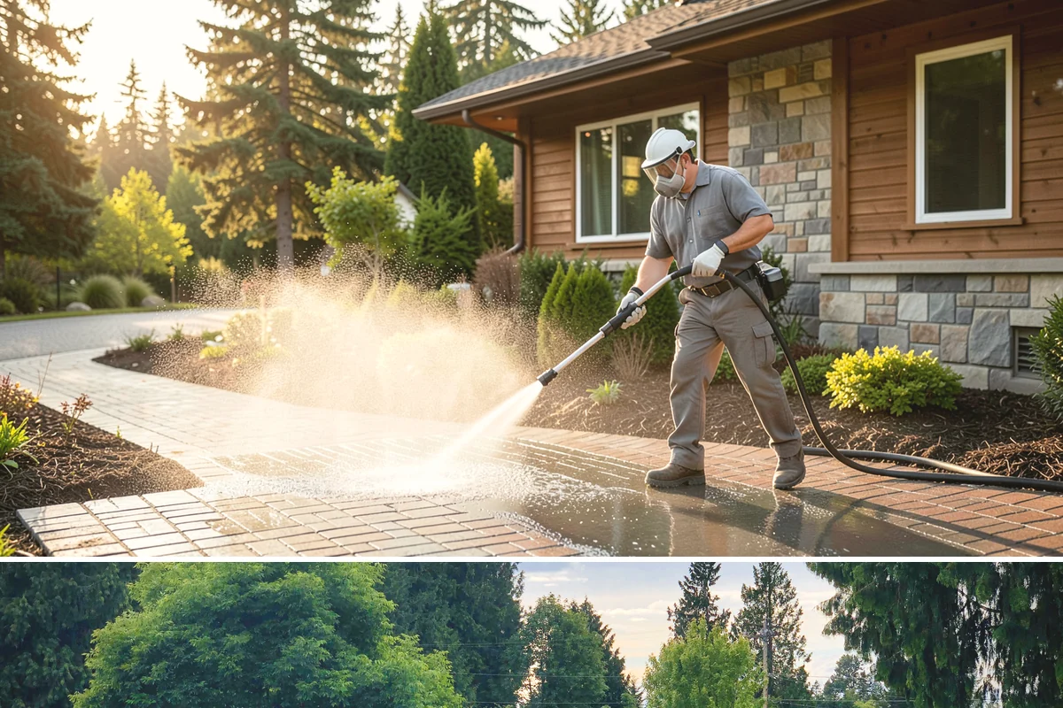 Spa Surround Cleaning in Bonney Lake, Pierce County, WA - Late spring cleaning sets up a safer, cleaner surround right as spa use picks up in warmer weather.