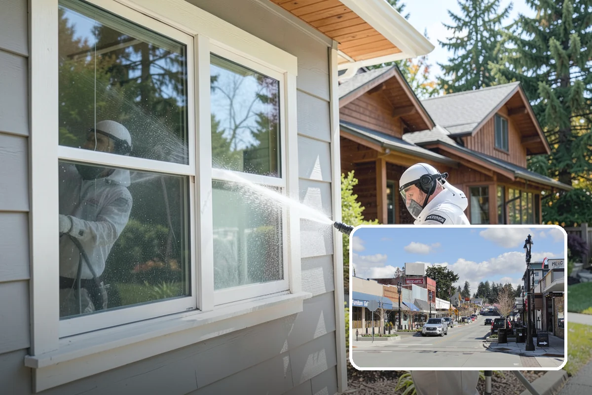 Spa Surround Cleaning in Bothell, King County, WA - Kills moss and algae at the root for longer-lasting results
