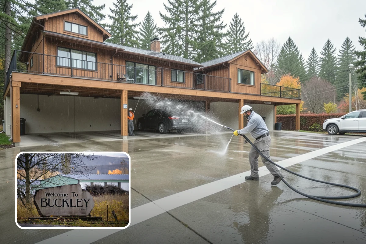 Spa Surround Cleaning in Buckley, Pierce County, WA - Kills moss and algae at the root for longer-lasting results