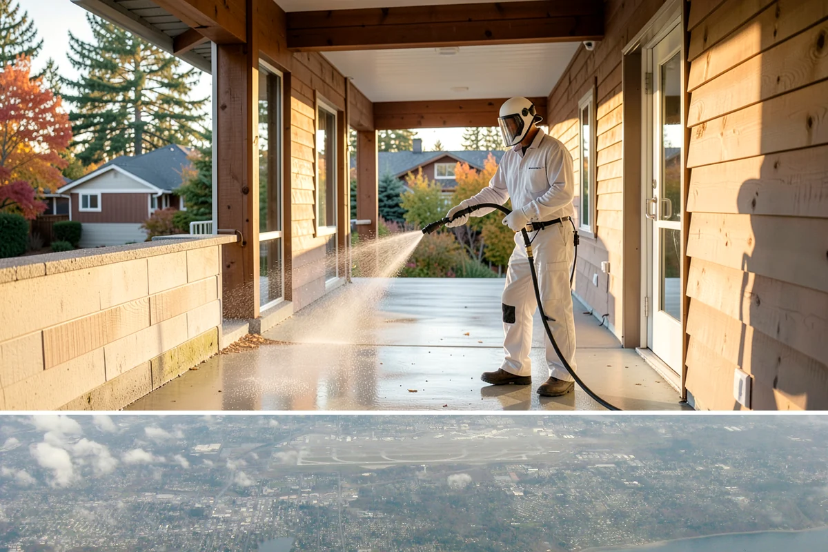 Spa Surround Cleaning in Burien, King County, WA - Late spring cleaning sets up a safer, cleaner surround right as spa use picks up in warmer weather.