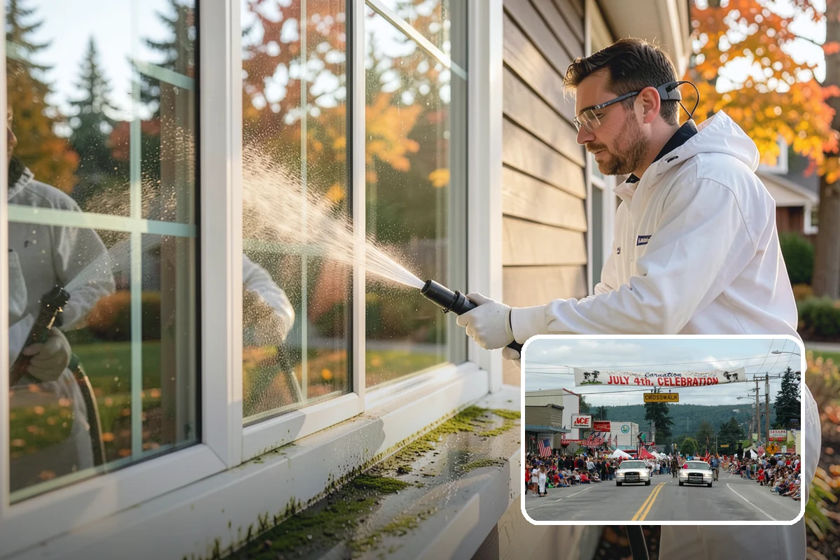 Spa Surround Cleaning in Carnation, King County, WA - Kills moss and algae at the root for longer-lasting results