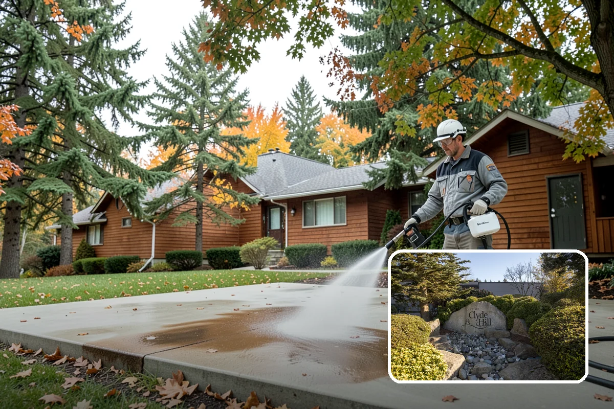 Spa Surround Cleaning in Clyde Hill, King County, WA - Kills moss and algae at the root for longer-lasting results