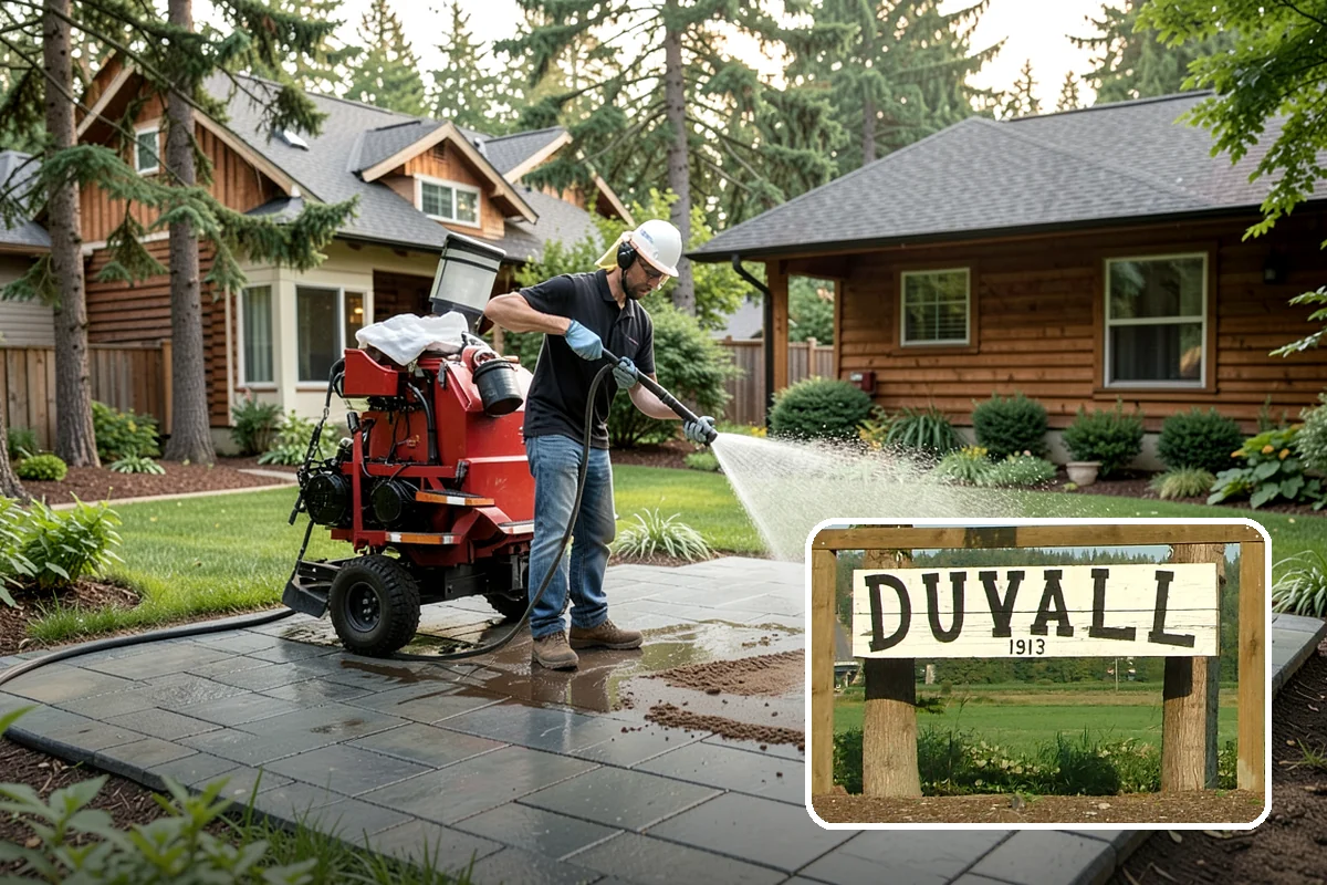 Spa Surround Cleaning in Duvall, King County, WA - Kills moss and algae at the root for longer-lasting results