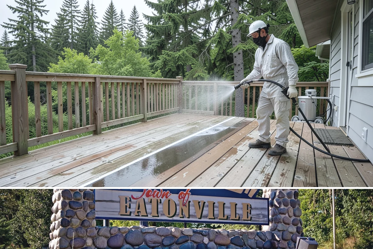 Spa Surround Cleaning in Eatonville, Pierce County, WA - Late spring cleaning sets up a safer, cleaner surround right as spa use picks up in warmer weather.