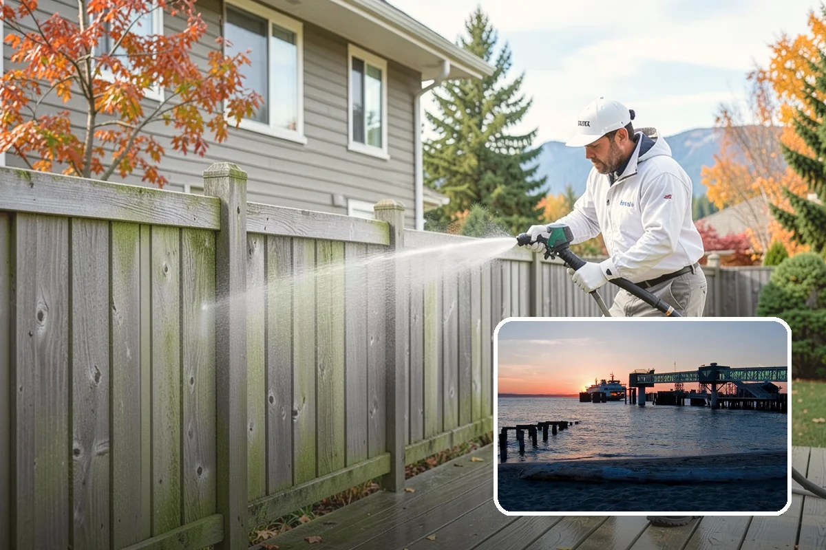 Spa Surround Cleaning in Edmonds, Snohomish County, WA - Kills moss and algae at the root for longer-lasting results