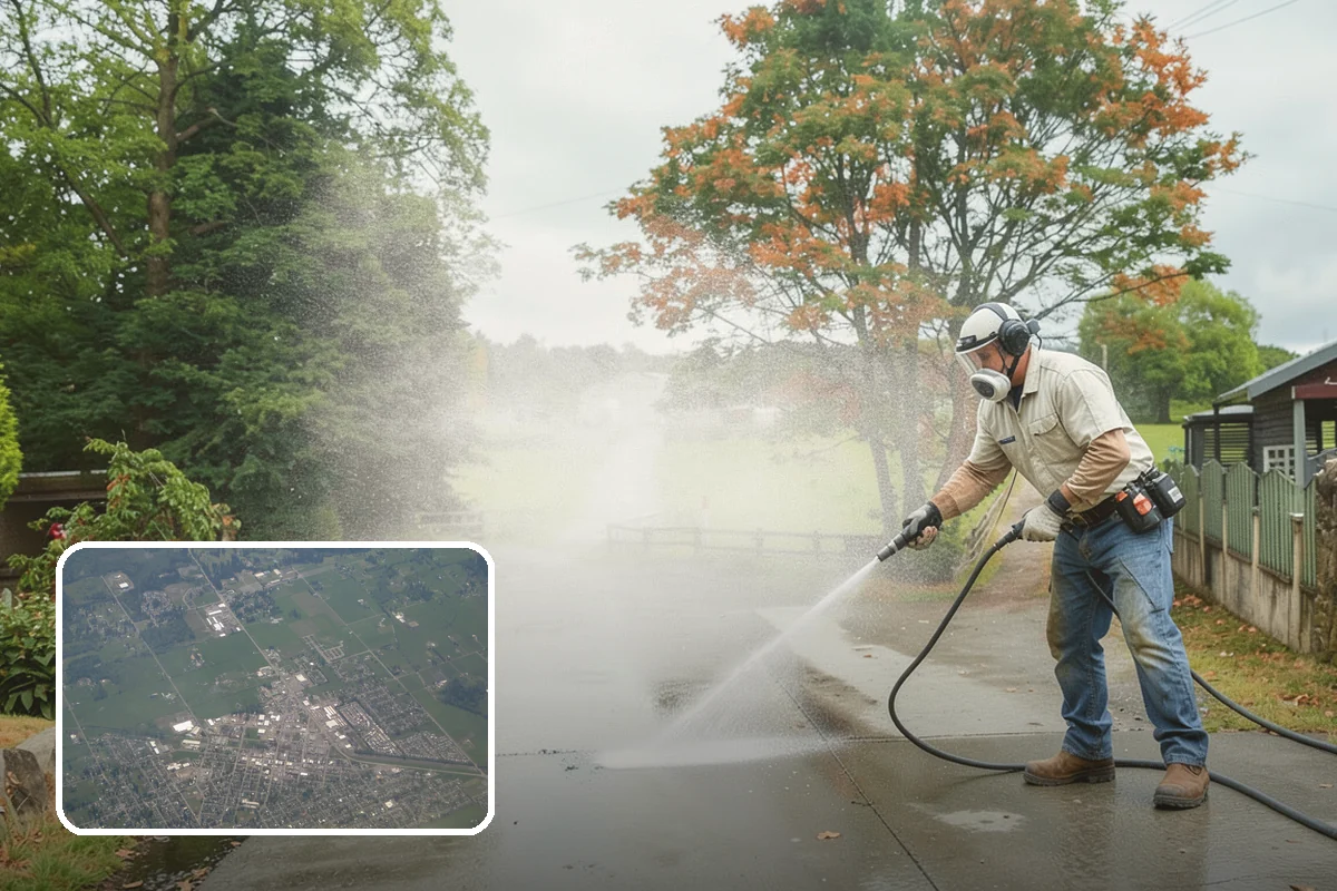 Spa Surround Cleaning in Enumclaw, King County, WA - Kills moss and algae at the root for longer-lasting results