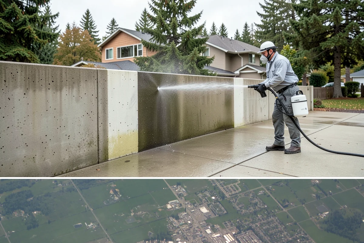 Spa Surround Cleaning in Enumclaw, King County, WA - Late spring cleaning sets up a safer, cleaner surround right as spa use picks up in warmer weather.