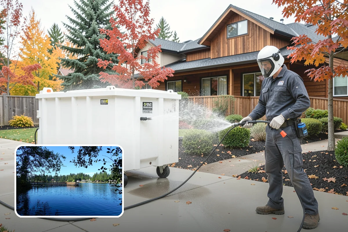Spa Surround Cleaning in Federal Way, King County, WA - Kills moss and algae at the root for longer-lasting results