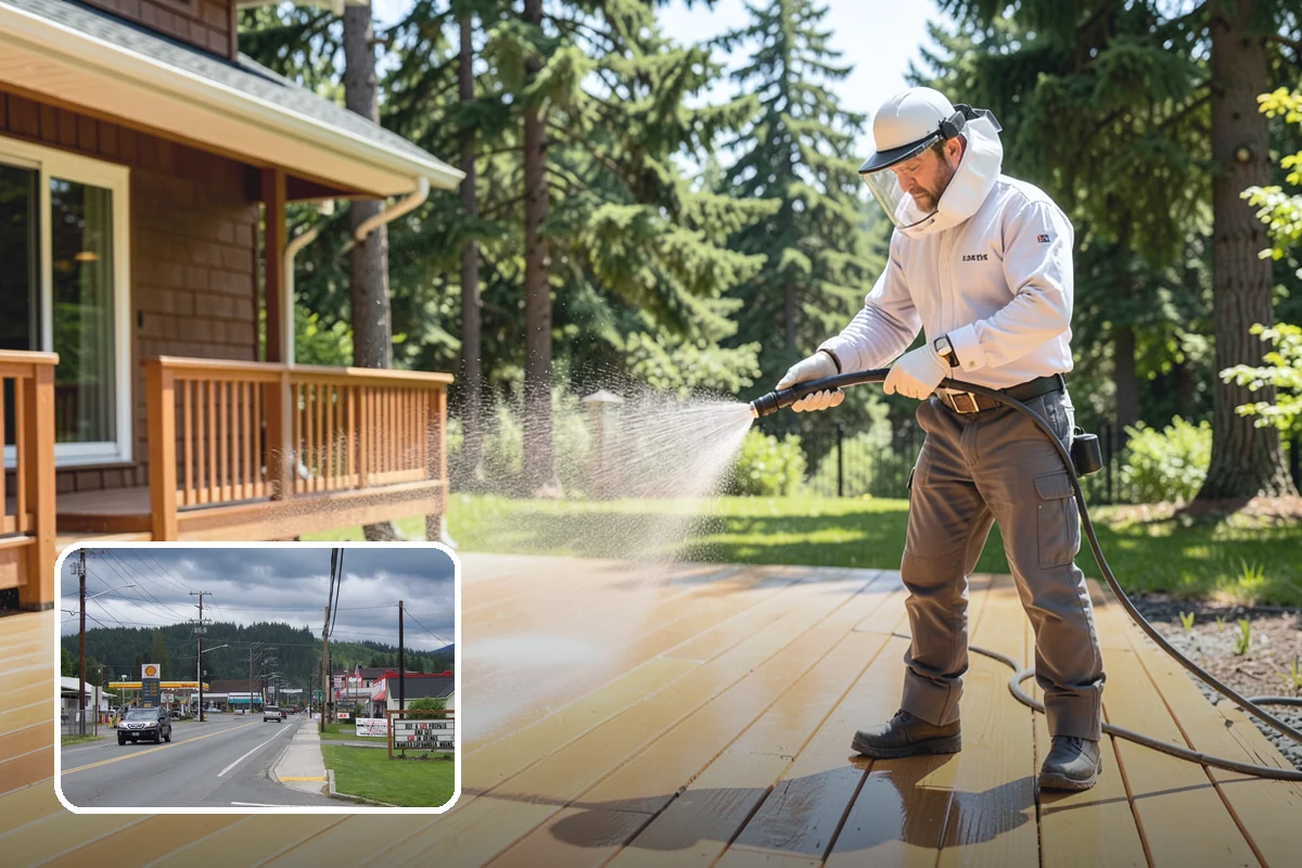 Spa Surround Cleaning in Granite Falls, Snohomish County, WA - Kills moss and algae at the root for longer-lasting results