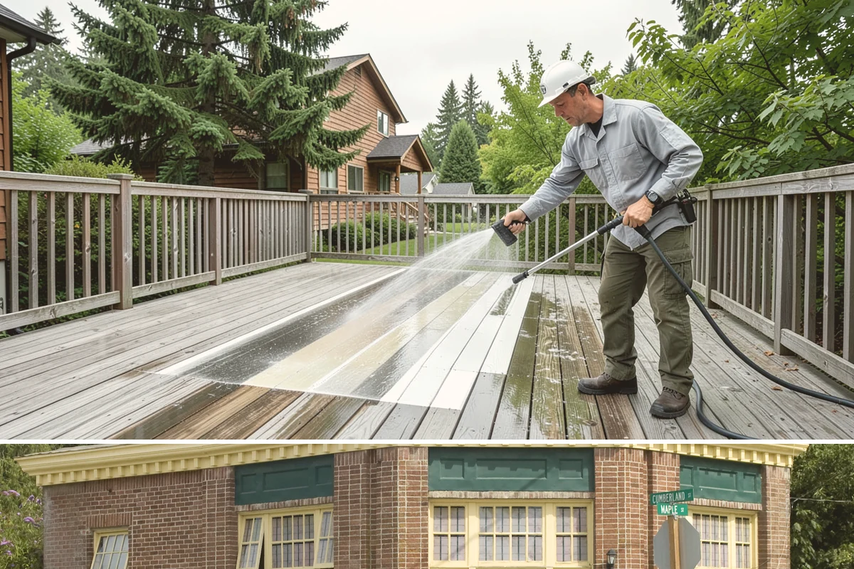 Spa Surround Cleaning in Hamilton, Skagit County, WA - Late spring cleaning sets up a safer, cleaner surround right as spa use picks up in warmer weather.