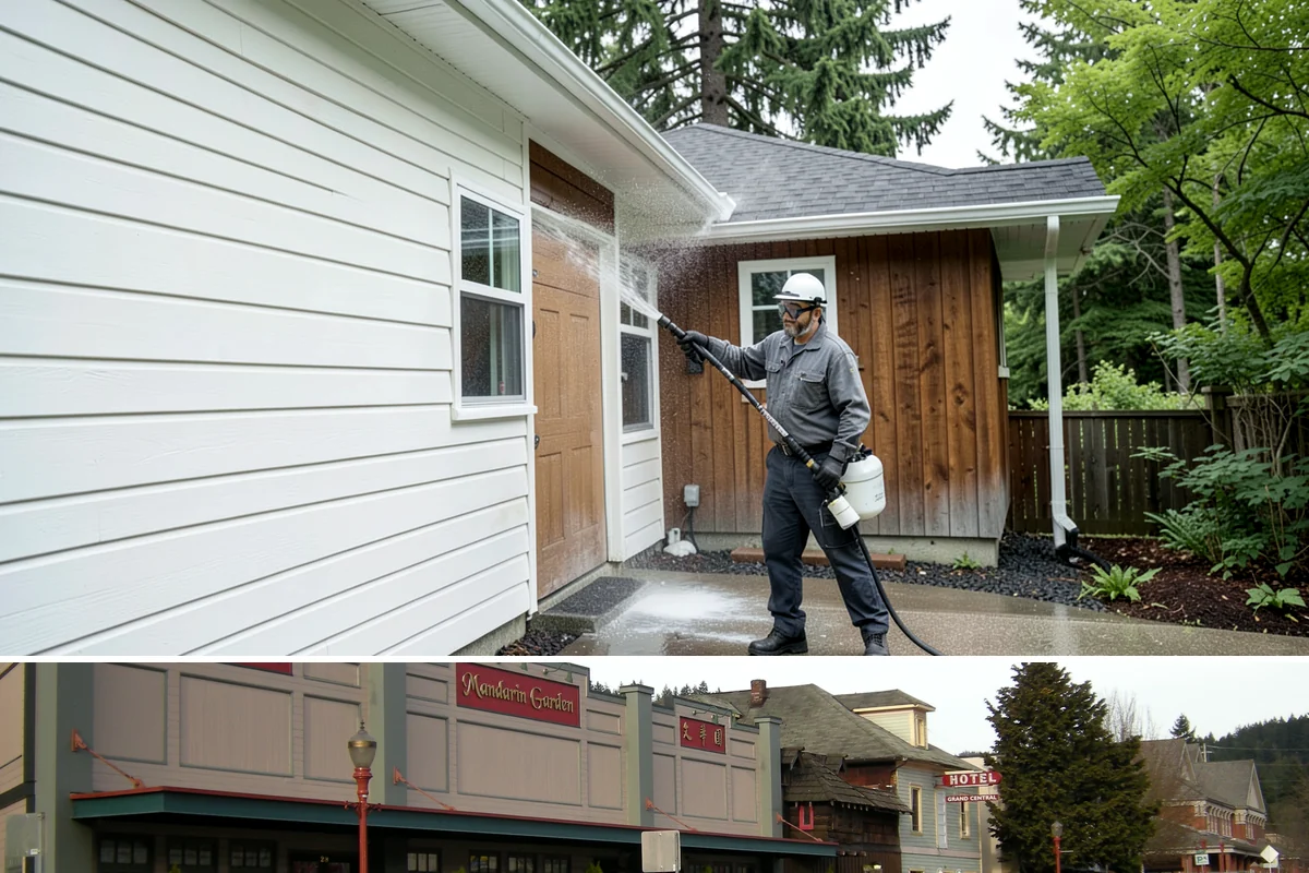 Spa Surround Cleaning in Issaquah, King County, WA - Late spring cleaning sets up a safer, cleaner surround right as spa use picks up in warmer weather.