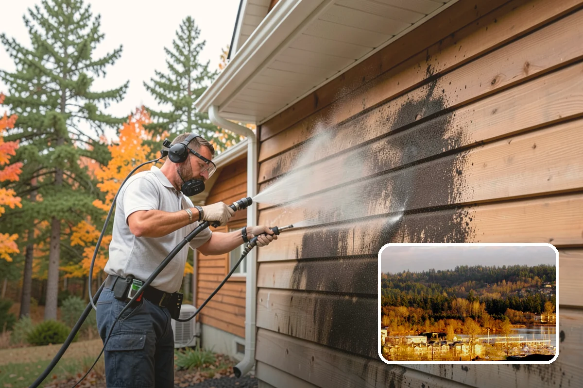 Spa Surround Cleaning in Kenmore, King County, WA - Kills moss and algae at the root for longer-lasting results
