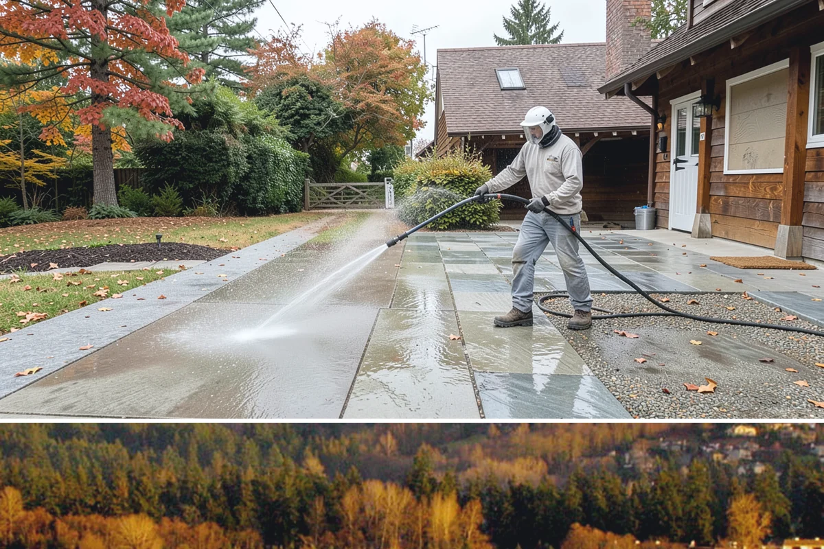 Spa Surround Cleaning in Kenmore, King County, WA - Late spring cleaning sets up a safer, cleaner surround right as spa use picks up in warmer weather.