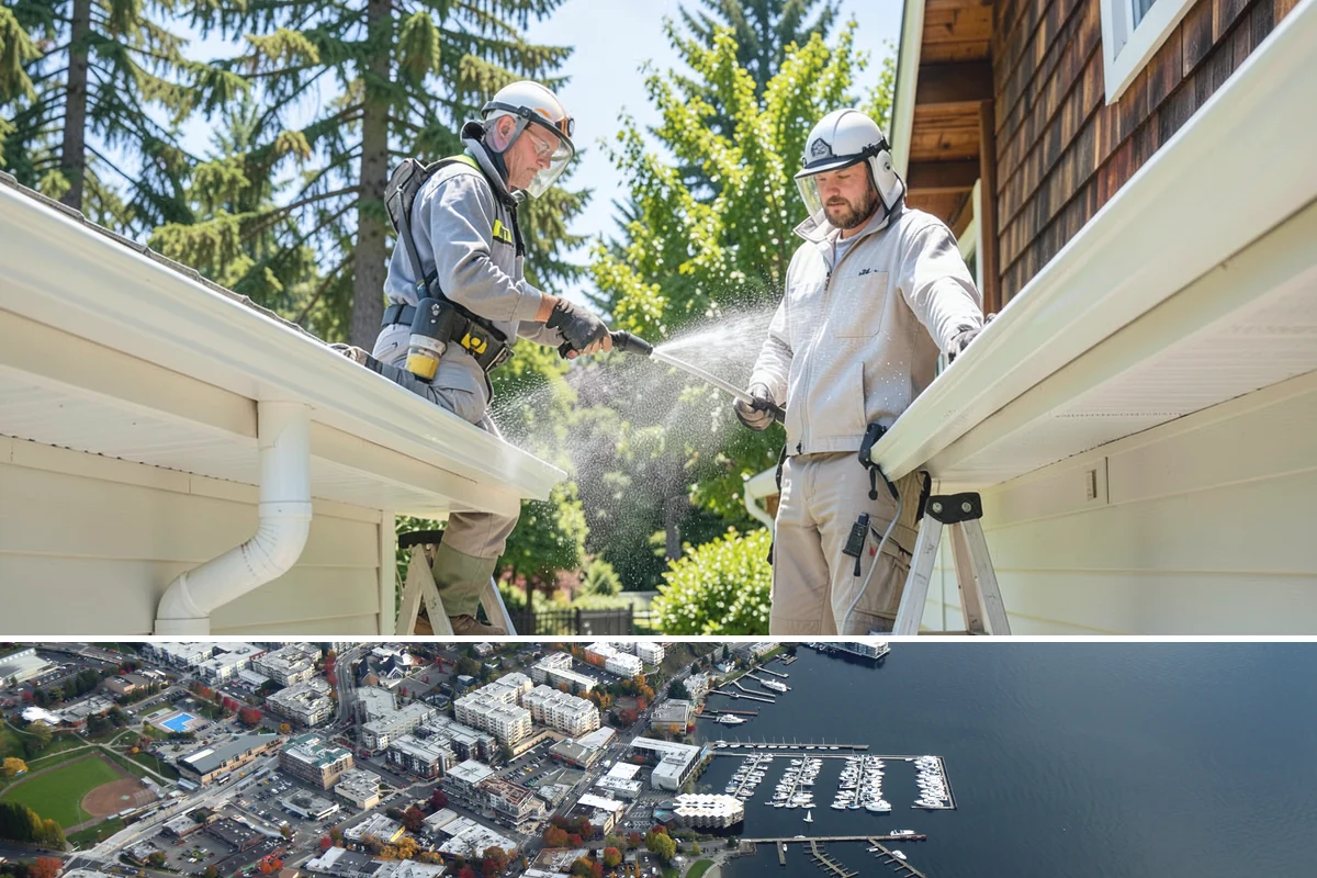 Spa Surround Cleaning in Kirkland, King County, WA - Late spring cleaning sets up a safer, cleaner surround right as spa use picks up in warmer weather.
