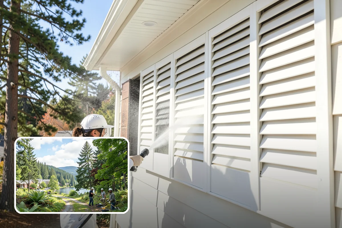 Spa Surround Cleaning in Lake Forest Park, King County, WA - Kills moss and algae at the root for longer-lasting results