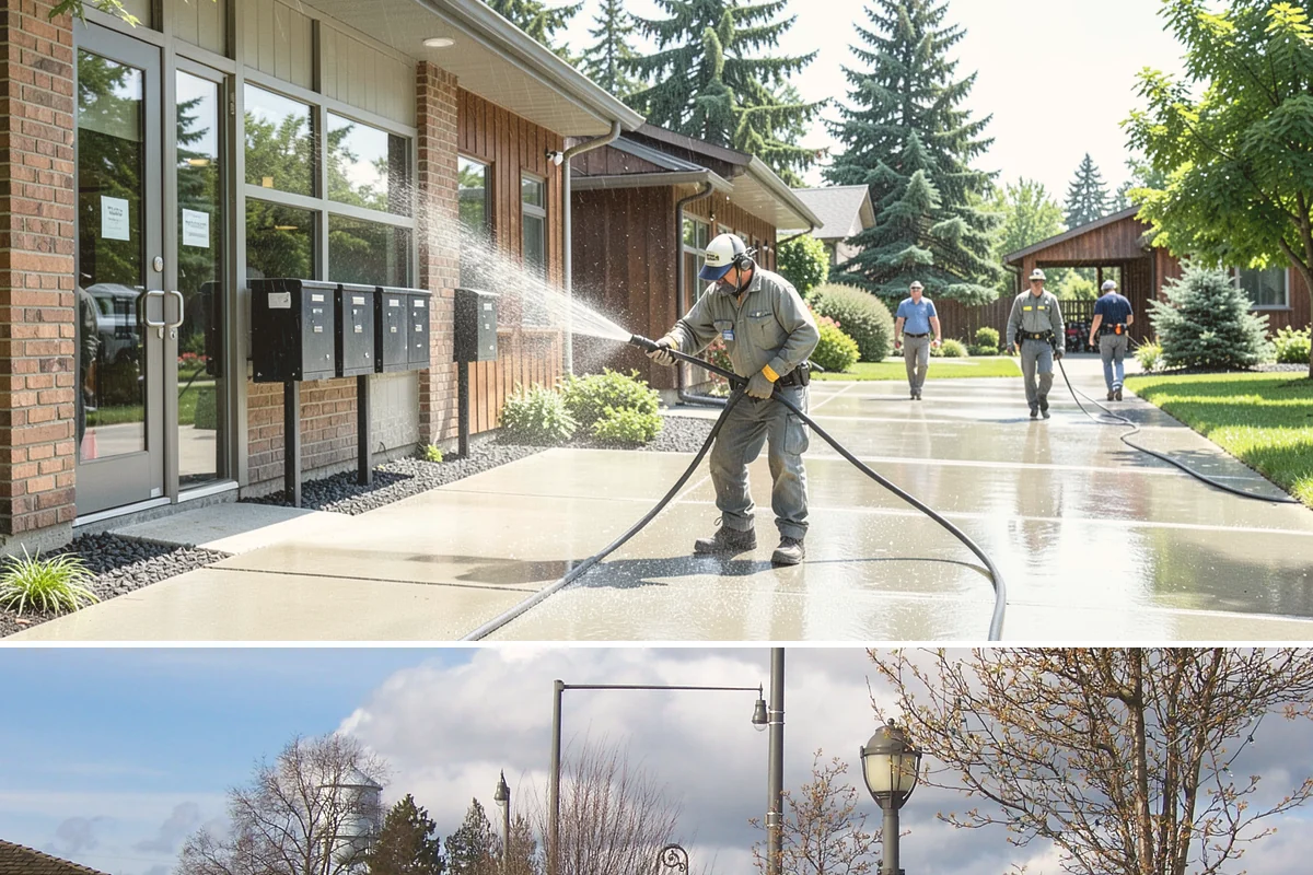 Spa Surround Cleaning in Marysville, Snohomish County, WA - Late spring cleaning sets up a safer, cleaner surround right as spa use picks up in warmer weather.