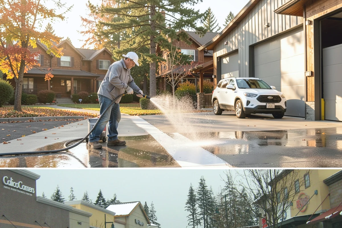 Spa Surround Cleaning in Mill Creek, Snohomish County, WA - Late spring cleaning sets up a safer, cleaner surround right as spa use picks up in warmer weather.