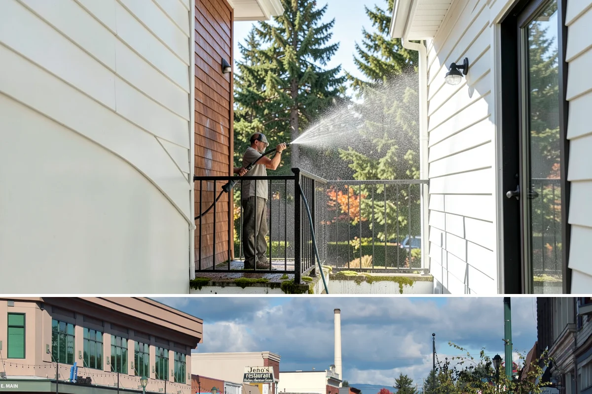Spa Surround Cleaning in Monroe, Snohomish County, WA - Late spring cleaning sets up a safer, cleaner surround right as spa use picks up in warmer weather.