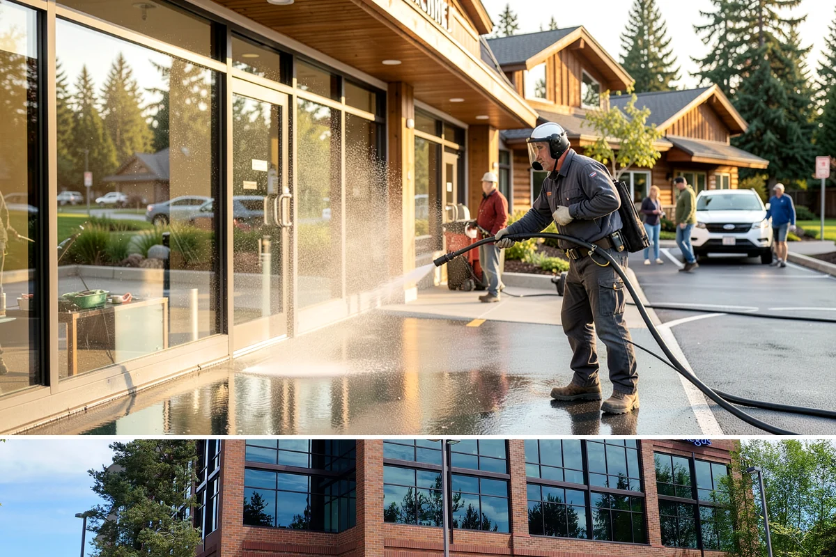 Spa Surround Cleaning in Mountlake Terrace, Snohomish County, WA - Late spring cleaning sets up a safer, cleaner surround right as spa use picks up in warmer weather.