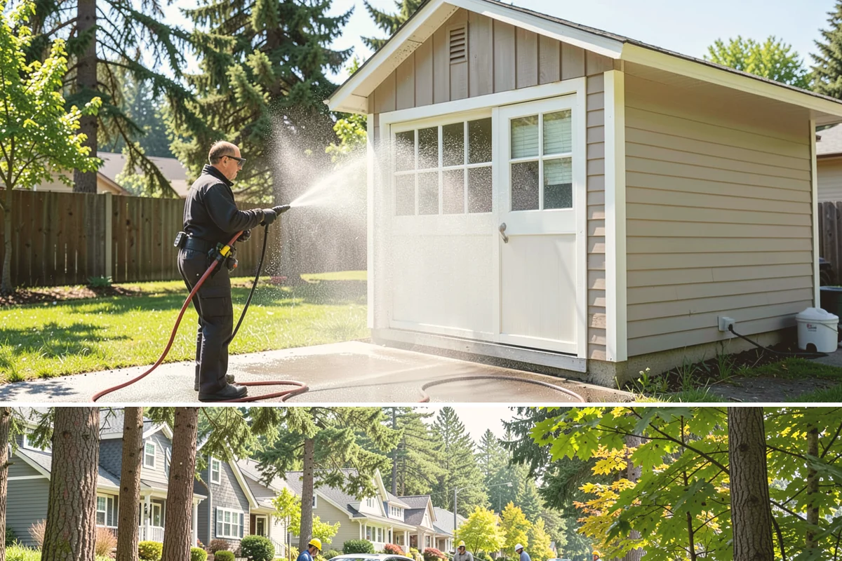 Spa Surround Cleaning in Normandy Park, King County, WA - Late spring cleaning sets up a safer, cleaner surround right as spa use picks up in warmer weather.