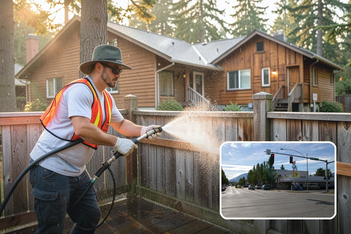 Spa Surround Cleaning in North Bend, King County, WA - Kills moss and algae at the root for longer-lasting results