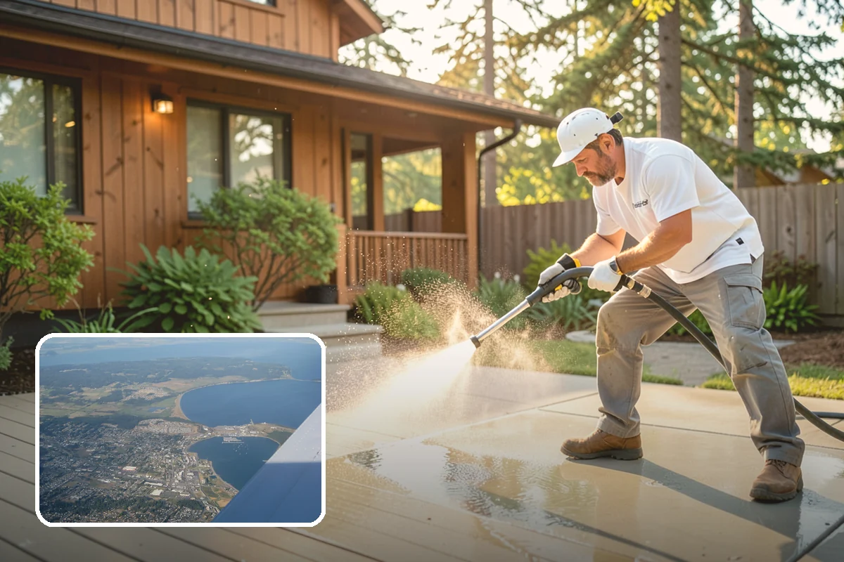Spa Surround Cleaning in Oak Harbor, Island County, WA - Kills moss and algae at the root for longer-lasting results