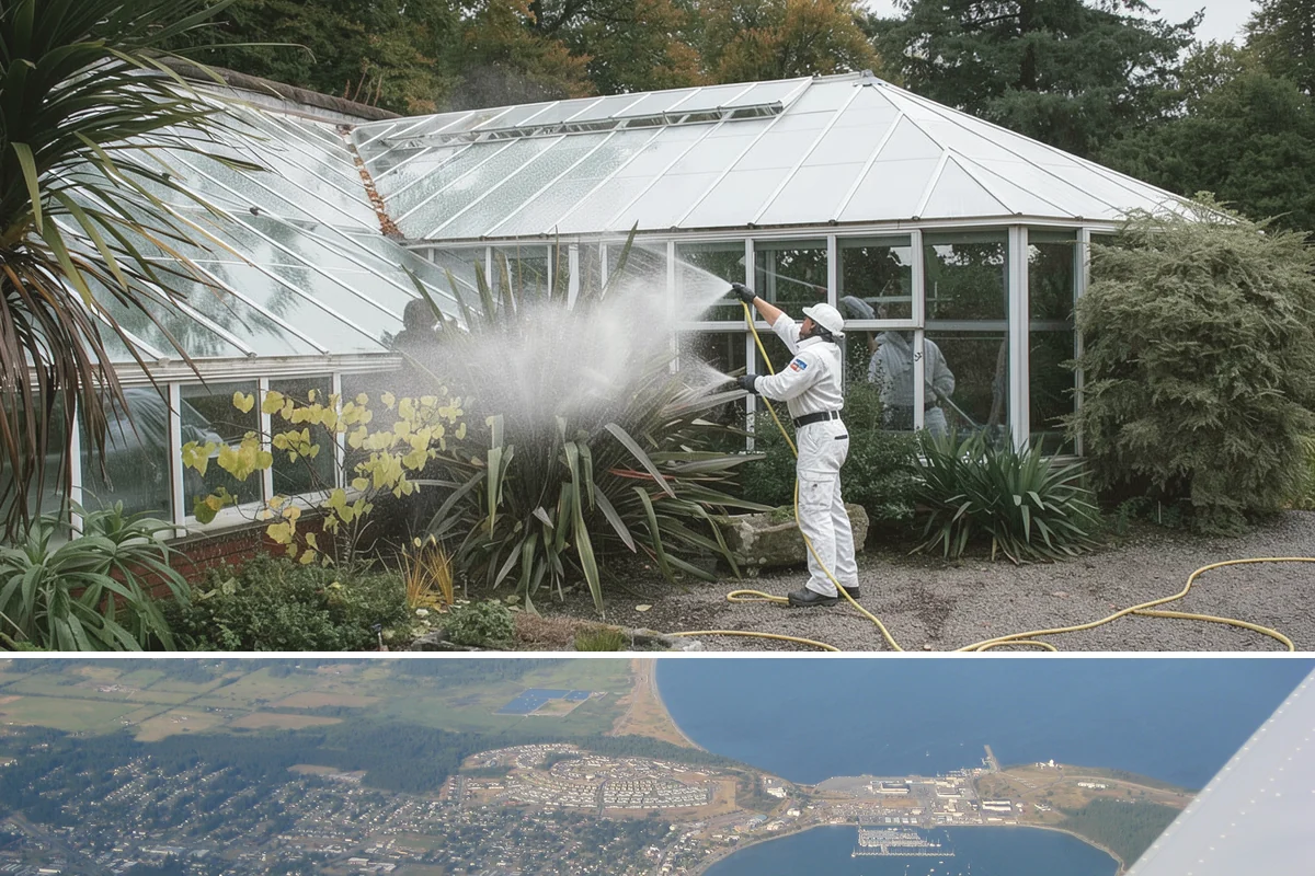 Spa Surround Cleaning in Oak Harbor, Island County, WA - Late spring cleaning sets up a safer, cleaner surround right as spa use picks up in warmer weather.