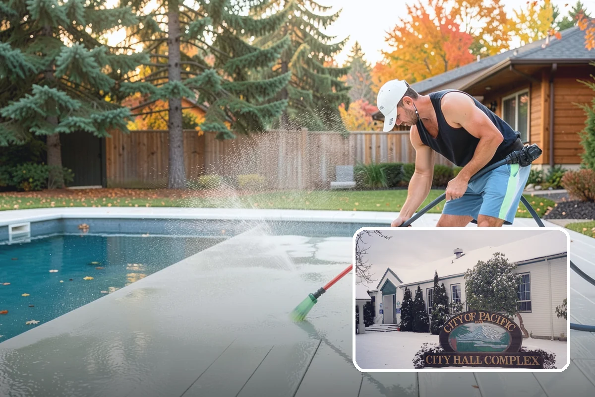 Spa Surround Cleaning in Pacific, King County, WA - Kills moss and algae at the root for longer-lasting results