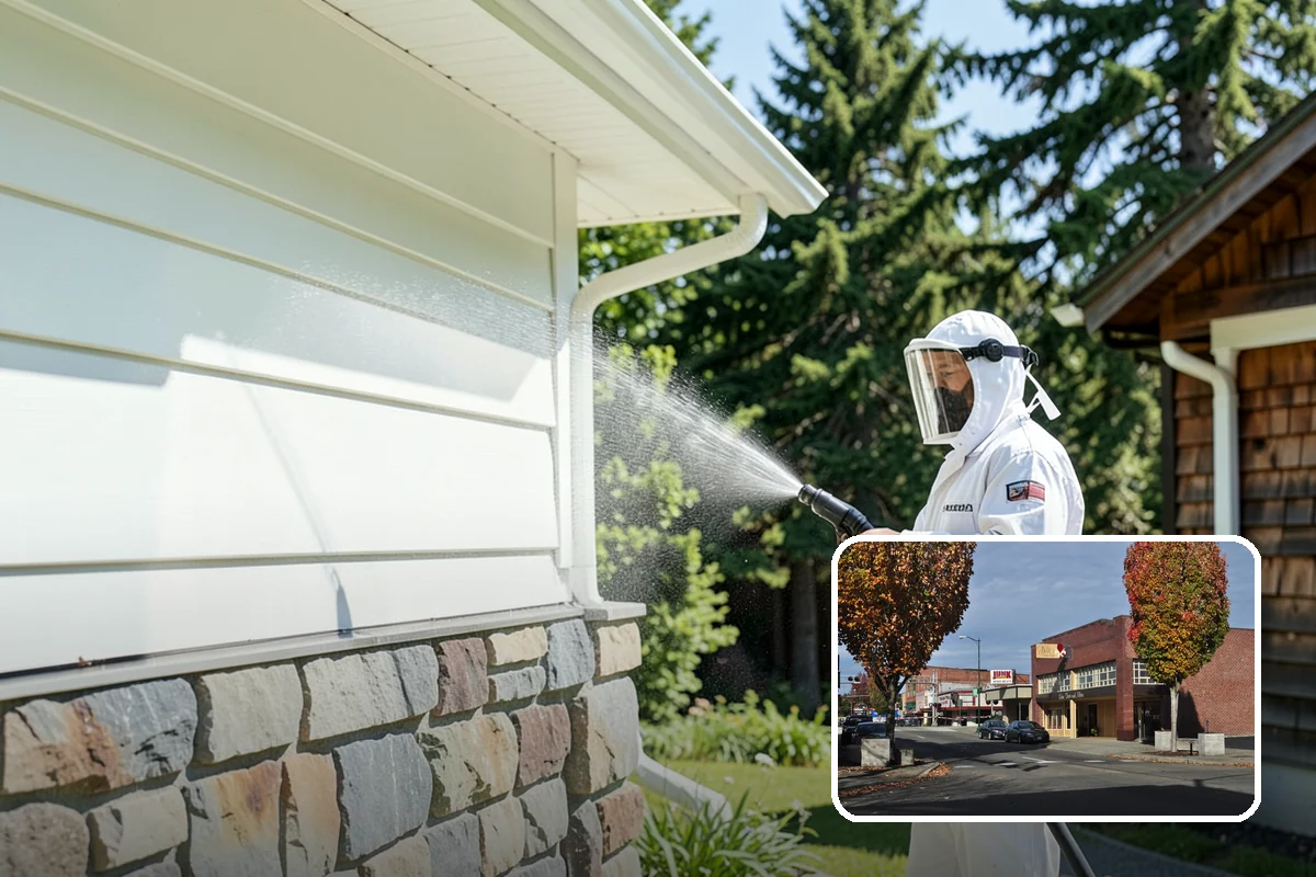 Spa Surround Cleaning in Puyallup, Pierce County, WA - Kills moss and algae at the root for longer-lasting results