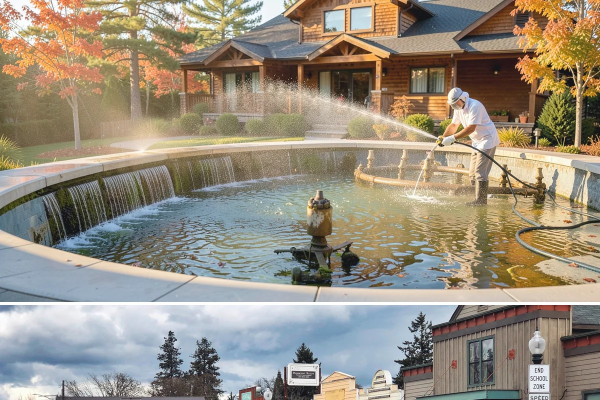 Spa Surround Cleaning in Roy, Pierce County, WA - Late spring cleaning sets up a safer, cleaner surround right as spa use picks up in warmer weather.