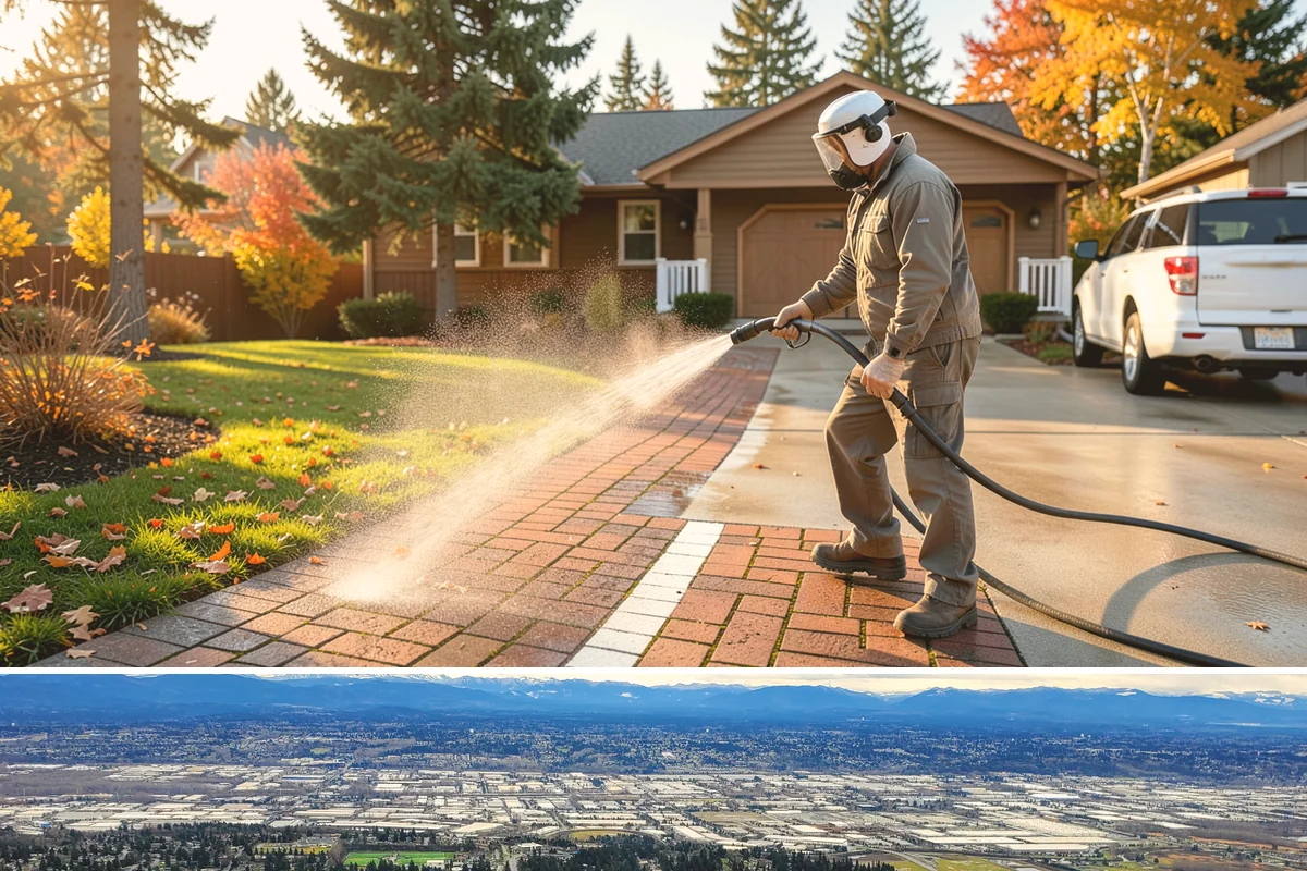 Spa Surround Cleaning in SeaTac, King County, WA - Late spring cleaning sets up a safer, cleaner surround right as spa use picks up in warmer weather.