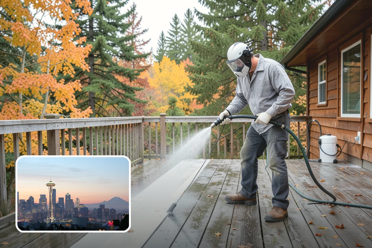 Spa Surround Cleaning in Seattle, King County, WA - Kills moss and algae at the root for longer-lasting results