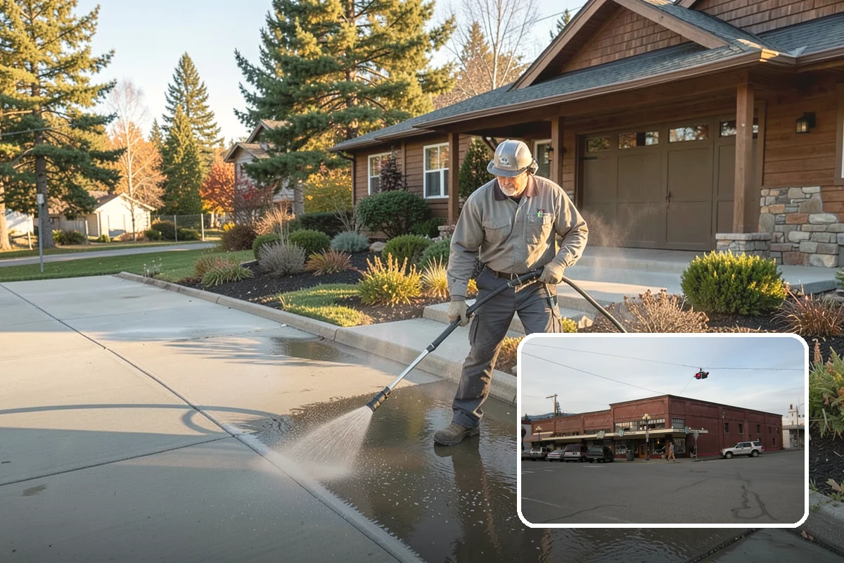 Spa Surround Cleaning in Sedro-Woolley, Skagit County, WA - Kills moss and algae at the root for longer-lasting results