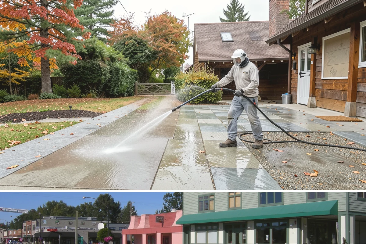 Spa Surround Cleaning in Snoqualmie, King County, WA - Late spring cleaning sets up a safer, cleaner surround right as spa use picks up in warmer weather.