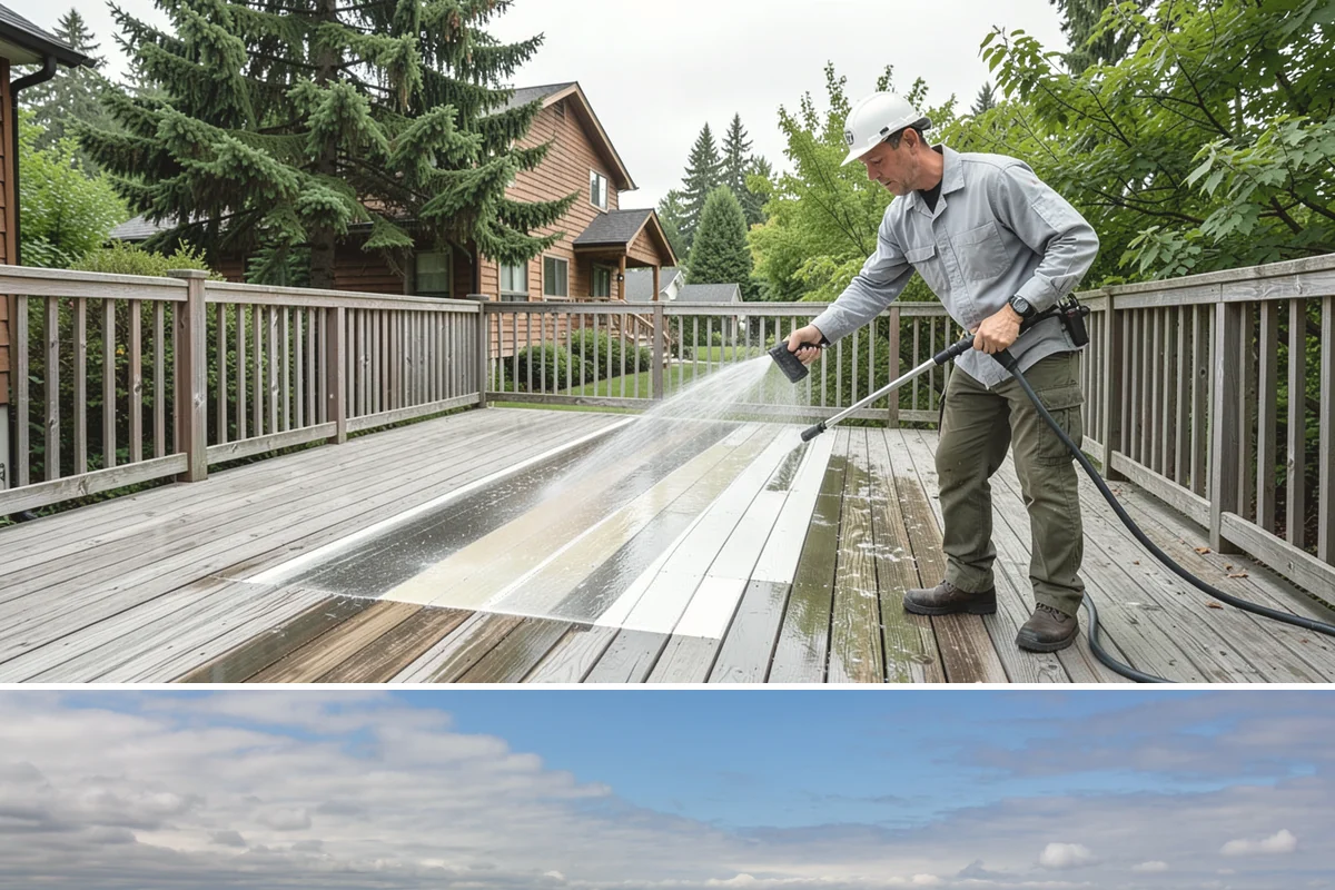 Spa Surround Cleaning in University Place, Pierce County, WA - Late spring cleaning sets up a safer, cleaner surround right as spa use picks up in warmer weather.