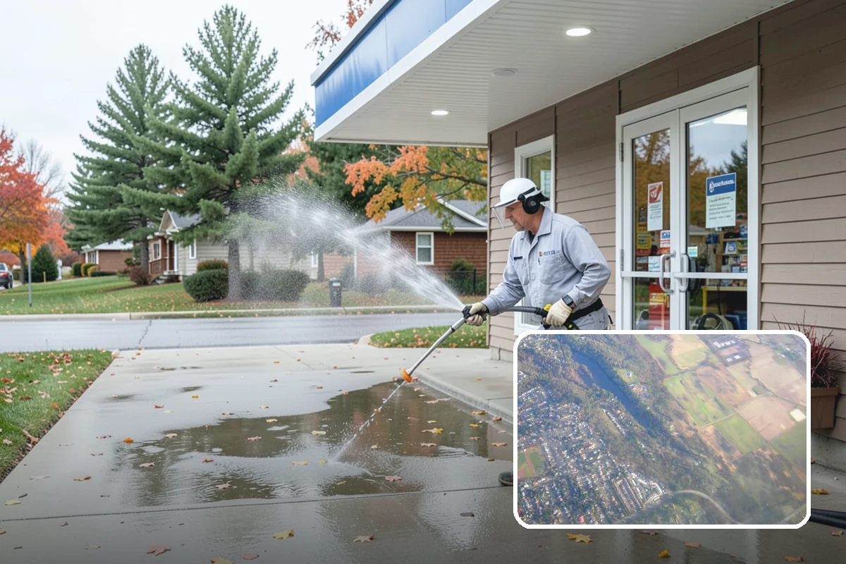 Spring Exterior Cleaning in Algona, King County, WA - Removes the algae and pollen that accumulate over a soggy Washington winter